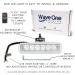 Wave One Marine Dual Color LED Marine Spreader Light - White Housing White & Blue | High Lumen Output - Stainless Hardware & Bracket - IP68 Waterproof - Multicolor - Boat Deck Flood Beam - Buy Online on SooperMarket.com