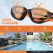SwimStars Adult Swim Goggles - Anti-Fog UV Protection, No Leaking, Orange/Black Mirrored Lens for Pool & Open Water Swimming - Buy Online on SooperMarket.com