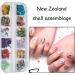 NICENEEDED 12 Colors Abalone Seashell Nail Art Flakes - Style 2 - Buy Online on SooperMarket.com