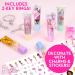Barbie Sweet Shop Lip Gloss Making Kit - 12 Craft Accessories & Keychains for Kids 6+ Perfect Gift for 6-Year-Old Girls - Buy Online on SooperMarket.com