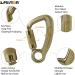 Fusion Climb Liberty Steel Auto-Lock Carabiner - High Strength Captive Eye (Gold) - Buy Online on SooperMarket.com