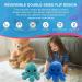 XEANCO Octopus Plushie - Double-Sided Flip Reversible Soft Stuffed Toy for Kids and Friends in Sea Green Blue | Perfect for Playing & Expressing Mood - Buy Online on SooperMarket.com