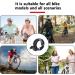 Thapncow 120dB Aluminum Alloy Bicycle Bell - Innovative Bike Horn for MTB & Mountain Biking - 2024 Upgrade for 22-31.8mm Handlebars - Buy Online on SooperMarket.com