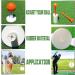 FINGER TEN Golf Rubber Tee Driving Range 5 Pack - Indoor/Outdoor Practice Mat Tee Adaptor Set - White/Black Tee Holder for Hitting Mats, 1.5 Size - Buy Online on SooperMarket.com