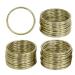 Iconikal Metal Macrame Rings 2-Inch Diameter Gold Tone 30-Pack
