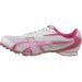 ASICS Women's Hyper-Rocketgirl 5 Track & Field Shoe 9.5 - White/Fuchsia/Green - Buy Online on SooperMarket.com