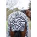 HKM Zebra Fly Rug - Cross Strap - White/Black - International Shipping Available - Buy Online on SooperMarket.com
