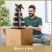Dried Fruit & Nuts Gift Basket Black Tower (12 Assortments) - Holiday Christmas Gourmet Bouquet Arrangement - Birthday Care Package for Men & Women - Healthy Kosher Snack Box with Assorted Fruits & Nuts - Buy Online on SooperMarket.com