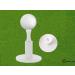 FINGER TEN Golf Rubber Tee Driving Range 5 Pack - Indoor/Outdoor Practice Mat Tee Adaptor Set - White/Black Tee Holder for Hitting Mats, 1.5 Size - Buy Online on SooperMarket.com