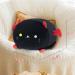 Mewaii Black Devil Cat Plush Pillow 16'' - Soft Stuffed Animal Squishy Toy for Adults, Girls, Boys - Fluffy Cuddle Plushie (16in/40cm) - Buy Online on SooperMarket.com