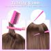 8PCS Hair Brush Comb Set - Pink Hair Brushes for Women, Kids, and Babies - Buy Online on SooperMarket.com