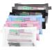 Classycoo Mesh Pen Bag 5 PCS Zipper Mesh Pencil Bags Multifunctional Makeup Bag A-5 Colors