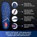Orthotic Work Insoles | Anti-Fatigue Medium Arch Support | Plantar Fasciitis Relief | Blue Men 11-12.5/Women | Standing All Day Comfort - Buy Online on SooperMarket.com