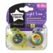Tommee Tippee Night Time Glow in the Dark Pacifiers 18-36m - BPA-Free, Symmetrical Design, Includes Sterilizer Box - 2 Count - Buy Online on SooperMarket.com