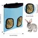 Rabbit Hay Feeder Bag Guinea Pig Hay Feeder Storage Racks 600d Oxford Cloth Fabric Hanging Feeding Hay for Hamsters Bunny Small Animals (Blue) - Buy Online on SooperMarket.com