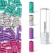YBLNTEK 80Pcs Small Sanding Bands with 3.1MM Mandrel Bit for Nail Drill 80 120 180 240 Grit Mini Nail Sanding Bands for Nails Acrylic Gel Removing and Shaping