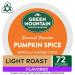 Green Mountain Pumpkin Spice K-Cup Pods 72 Count - Flavored Light Roast Coffee - Buy Online on SooperMarket.com