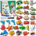 Tigerhu Arts and Crafts for Kids 27 Painting Figurines  2 x 8 Colors of Paint  4 Pens Paint Brush  1 Palette  2 Magnets and 27 Stickers  Painting Kit DIY Toys Kids Gifts for Ages 4  5  6  7  8