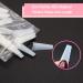 VIVID STELLA Coffin Shape False Nail Tips - C Curve Half Cover Nail Tips for Women & Girls | High-Quality & Stylish Nail Art - Buy Online on SooperMarket.com