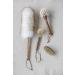 Creative Co-Op Tampico & Wood Dark Brown Brush - Eco-Friendly Home Decor - Buy Online on SooperMarket.com