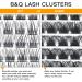 D Curl Cluster Lashes 12-18mix 72 Clusters - DIY Soft Fluffy Eyelash Extensions | B&Q - Buy Online on SooperMarket.com