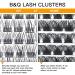 DIY Lash Clusters D Curl 16mm - 72 Mega Volume Eyelash Extensions for Home Use - Buy Online on SooperMarket.com