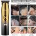 Hatteker Professional Hair Clippers and T-Blade Trimmer Kit for Men - Gold 17 Piece Set | Cordless Beard Barber Clipper, Haircut Grooming Kit, IPX7 Waterproof - Buy Online on SooperMarket.com