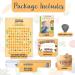 Cradle Plus 100 Foods Before 1 Scratch Off Poster with Baby Led Weaning Book - Baby Food Ideas, Tracker, Cookbook, Crown and Certificate - Yellow - Buy Online on SooperMarket.com