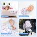 Miracle Baby Muslin Swaddle Blanket | Cotton Summer | 110x150cm | Hedgehog and Rabbit Design | for Boys and Girls | Lightweight Breathable Layer - Buy Online on SooperMarket.com