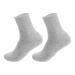 Lurrose Men's Moisturizing Cotton Gel Socks - Foot Repair & Care Treatment for Dry Cracked Skin - 2 Pack Light Gray - Buy Online on SooperMarket.com