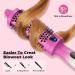 1.5-Inch Thermal Brush - Ionic Heated Round Brush for Quick Blowouts Volumizing & Curls | Dual MCH Heating Digital Display 9 Temperatures Dual Voltage - Buy Online on SooperMarket.com