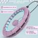 Swiss Activa+ Infinity Hoop Smart Weighted Hula Hoop with Counter | Exercise Equipment for Women Weight Loss | S2 XXL Purple Blue - Buy Online on SooperMarket.com