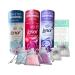 Lenor in Wash Scent Boosters Beads Spring Awakening Lavender Camomile & Desert Rose 176g each bundled with 5xOrganza Bags & Top Tips Guide