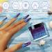 28g Blue & Purple Glitter Color Change Dip Powder Nails - Long-lasting No UV Light Needed (W-No.5) | International Shipping - Buy Online on SooperMarket.com