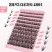 Higu Clace DIY Lash Extension Kit - 200pcs D Curl Individual Lashes 8-18mm Waterproof Bond & Seal Tweezers for Home Use - 3 Count Eyelash Extension Kit - Buy Online on SooperMarket.com