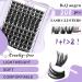Lash Clusters 208 PCS Individual Eyelash Extensions D-8-16MM B05 Wispy Soft Comfortable Band False Lashes - DIY Lash Kit B05+B05 - Buy Online on SooperMarket.com