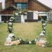 Fogein 6.6ft Round Backdrop Stand - Metal Circle Arch Stand for Wedding & Party Decor (Gold) - Buy Online on SooperMarket.com