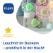 Buy Mam Perfect Night Pacifiers 2-Pack - Glow in the Dark Dental-Friendly Eco-Friendly Silicone for 16+ Months - Dino & Fox Designs - Buy Online on SooperMarket.com