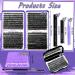 DNSGOOR DIY Lash Extension Kit 840Pcs D Curl Individual Lash Clusters Eyelashes Extension Set with Mirror Lash Storage Box Lash Bond&Seal Glue Remover Tweezers Lash Brush Applicator A-Lash Kit 30-60D - Buy Online on SooperMarket.com