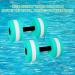 Timoo Aquatic Dumbbells Set - Pool Resistance Water Weights for Aerobics, High-Density EVA-Foam, Cyan (Set of 2) - Buy Online on SooperMarket.com