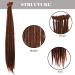 Buy No LIFE 10PCS Chocolate Dreadlock Extensions | Synthetic One-Sided Crocheted Faux Locs for Men & Women - Jamaican Punk Hip-Hop Hair Accessories - Buy Online on SooperMarket.com