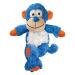 KONG - Cross Knots Monkey - Internal Knotted Ropes and Minimal Stuffing for Less Mess - For Small and Medium Dogs Multicolor Small/Medium