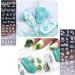 Nail Art Stamping Templates 8pcs Nail Stamping Templates with Nail Stamper and Scraper for DIY Nail Art Decoration Nail Salon Design - Buy Online on SooperMarket.com