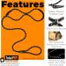 Total Pet Anti-Pull Figure 8 Dog Lead with Padded Nose Support - Medium/Large Black - Buy Online on SooperMarket.com
