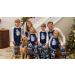IFFEI Christmas Matching Family Pajamas Set | Xmas Letter Print Tops and Plaid Pants | Blue | Kids 3-4 Years - Buy Online on SooperMarket.com