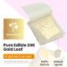 10 Genuine 24K Edible Gold Leaf Sheets from Germany - 1.7x1.7 inch, Food Grade for Cake Decorations and Desserts - Buy Online on SooperMarket.com