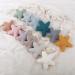 Cute Baby Pacifier Hanging Decorations - Durable Star-Shaped Holder with 13cm Cotton Lanyard for Babies - International Shipping Available - Buy Online on SooperMarket.com