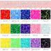 15 Mixed Color Jelly Round 3mm Rhinestones with Storage Box - ZYNERY Flatback Rhinestones - Buy Online on SooperMarket.com