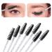 200 Crystal Disposable Lip Brush and Eyebrow Spoolie Mascara Wands Kit (Black) - Makeup Beauty Tool Set - Buy Online on SooperMarket.com