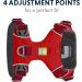 RUFFWEAR Front-Range Reflective No-Pull Dog Harness - Red Sumac Size S | International Shipping Available - Buy Online on SooperMarket.com